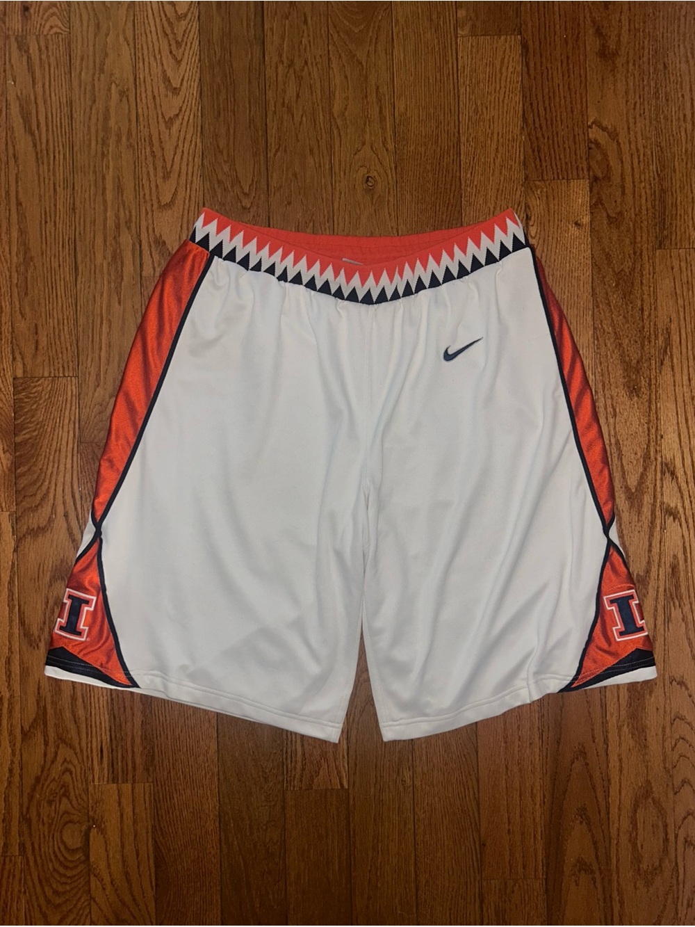 Illinois Fighting Illini Nike Team Authentic Vintage Shorts Size Large